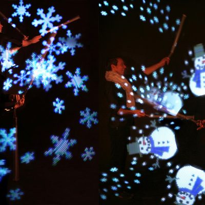 AJK Entertainment Agency | Christmas Performers LED Poi