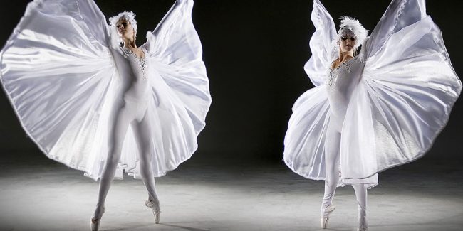 AJK Entertainment Agency | Winged Christmas Ballerinas