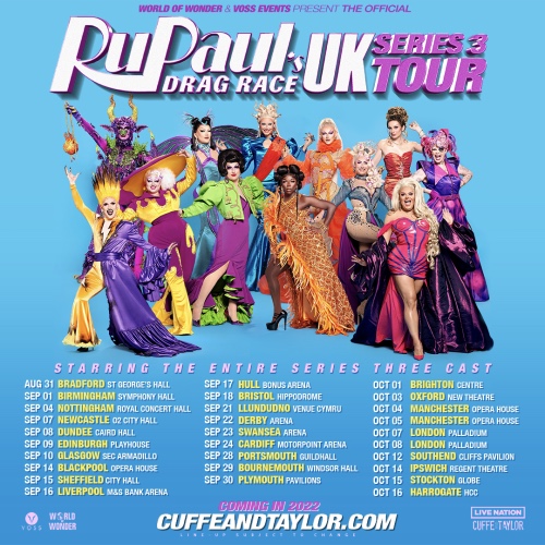 Ru Paul's Drag Race Uk Tour Series 3